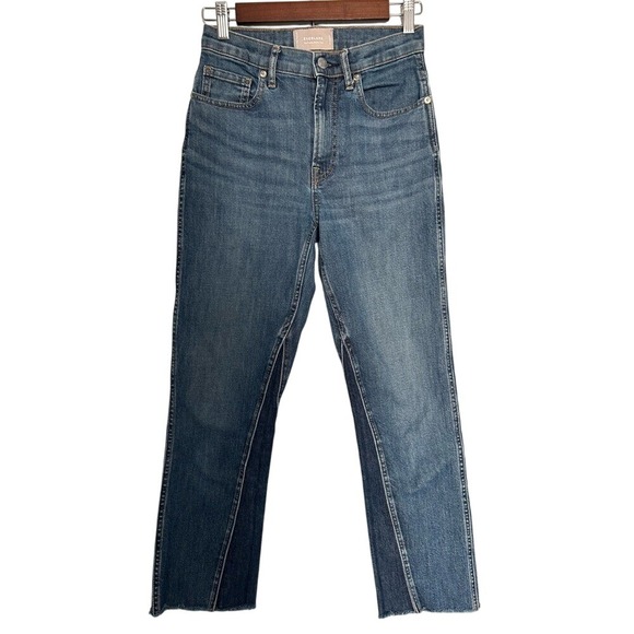 Everlane Denim - Everlane Cheeky Bootcut Ankle High Rise Crop Raw Hem Jeans Size‎ 25